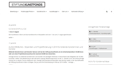 Desktop Screenshot of kunstfonds.de